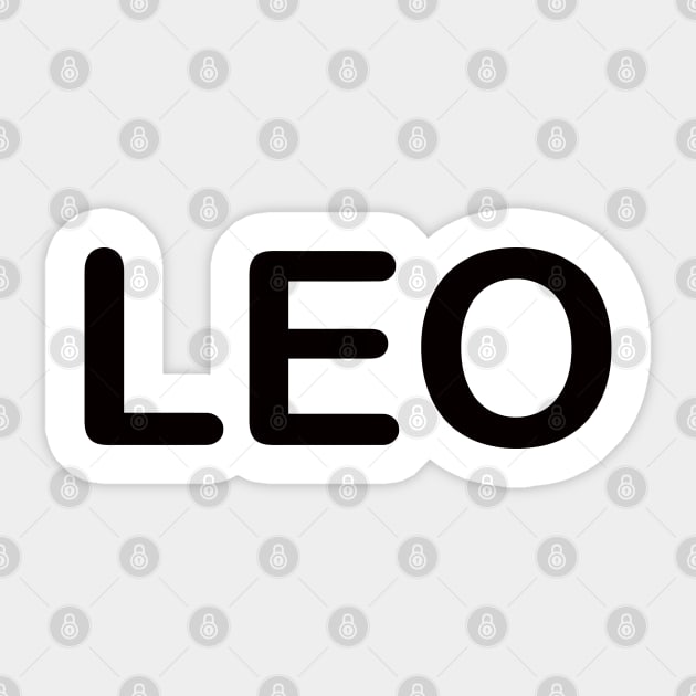 LEO Sticker by mabelas